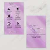 Carte De Visite Guide de l'application du beurre de corps Élégante (Devant / Derrière)