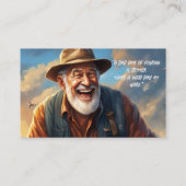 Carte De Visite Guide de pêche (Dos)