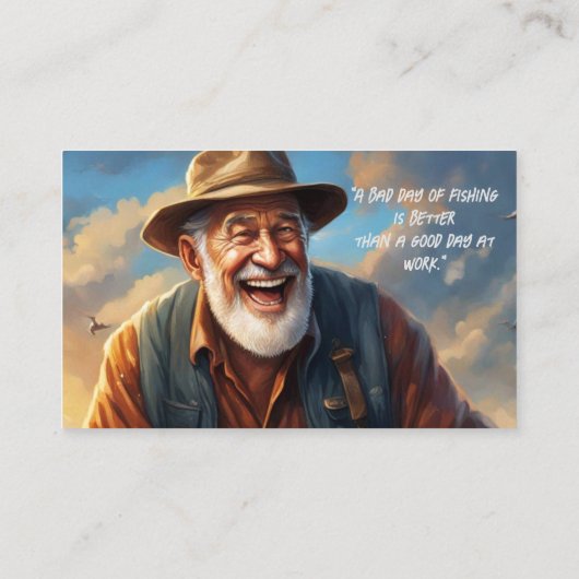 Carte De Visite Guide de pêche (Dos)