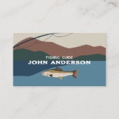 Carte De Visite Guide de pêche (Devant)
