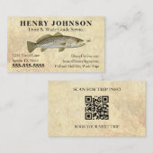 Carte De Visite Guide de pêche à la mouche (Devant / Derrière)