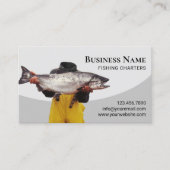 Carte De Visite Guide de pêche Charters de pêche Pêcheur (Devant)