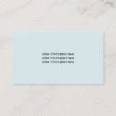 Carte De Visite Guide de pêche Charters de pêche professionnels Pl (Dos)