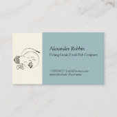 Carte De Visite Guide de pêche/Chartes de pêche (Devant)