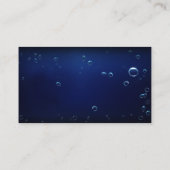 Carte De Visite Guide de pêche Pêche Saumon Pêche Marine Bleue (Dos)