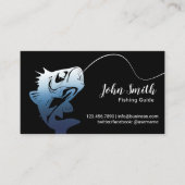 Carte De Visite Guide de pêche professionnelle Chartes de pêche (Devant)