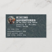 Carte De Visite Guide de piste randonnée (Devant)