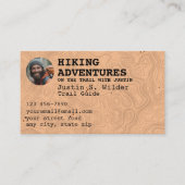 Carte De Visite Guide de piste randonnée (Devant)