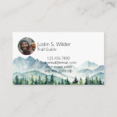 Carte De Visite Guide de sentier de randonnée (Dos)