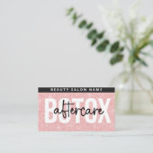Carte De Visite Guide de soins après Botox Sparkle Pink Glam (Debout devant)