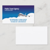 Carte De Visite Guide de visite de l'agence de voyage pilote (Devant / Derrière)