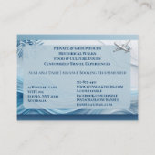Carte De Visite Guide de voyage professionnel pour la mer bleue tr (Dos)