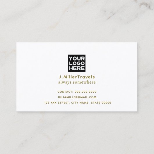 Carte De Visite Guide des visites (Dos)