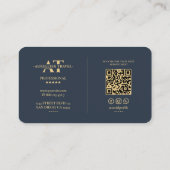 Carte De Visite Guide d'excursion de Travel Planner Transport Blue (Dos)