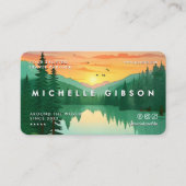 Carte De Visite Guide d'excursion pour planificateur de voyage min (Devant)