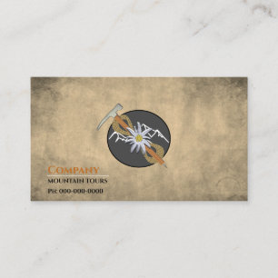 Carte De Visite Guide d'excursions en montagne