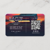 Carte De Visite Guide d'excursions pour le transport professionnel (Dos)