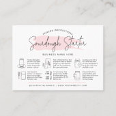 Carte De Visite Guide d'instructions pour l'alimentation de départ (Devant)