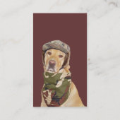 Carte De Visite Guide personnalisable de chasse/pêche (Dos)