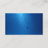 Carte De Visite Guide professionnel de pêche des poissons de l'océ (Dos)