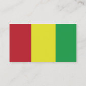 Carte De Visite Guinée - Entreprises (Dos)