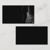 CARTE DE VISITE "GUITAR" (Devant / Derrière)