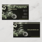 CARTE DE VISITE GUITAR "CamoGreens" (Devant / Derrière)