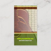 CARTE DE VISITE GUITAR "Forêt d'or" (Dos)