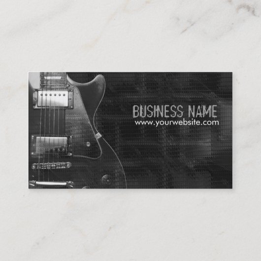 CARTE DE VISITE GUITAR "GREyAZ" (Dos)