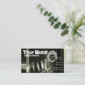 CARTE DE VISITE GUITAR "Grungee" (Debout devant)