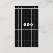 Carte De Visite Guitar Instructor A Major (Devant)