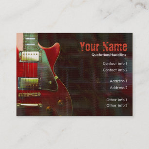 Carte de visite GUITAR Musicalia