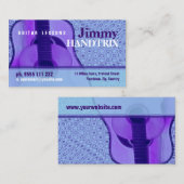 CARTE DE VISITE GUITAR "PurpleBlue" (Devant / Derrière)