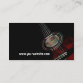 CARTE DE VISITE GUITAR "Redtrax" (Dos)