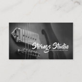 Carte de visite Guitar Studio GreyAZ (Dos)