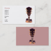 Carte de visite guitare (Devant / Derrière)