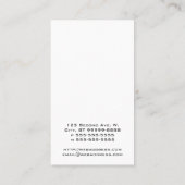 Carte De Visite Guitare (Dos)