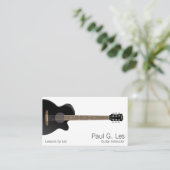 Carte De Visite Guitare (Debout devant)