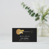 Carte De Visite Guitare (Debout devant)