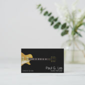Carte De Visite Guitare (Debout devant)