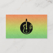 Carte De Visite Guitare acoustique (Dos)