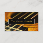 Carte De Visite Guitare acoustique (Devant)