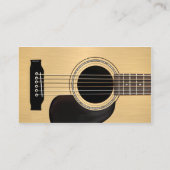 Carte De Visite Guitare acoustique (Dos)