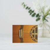Carte De Visite Guitare acoustique de 6 ficelles (Debout devant)