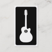 Carte De Visite guitare acoustique de mod (Dos)