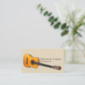 Carte De Visite Guitare acoustique, Guitariste, Musicien professio (Debout devant)