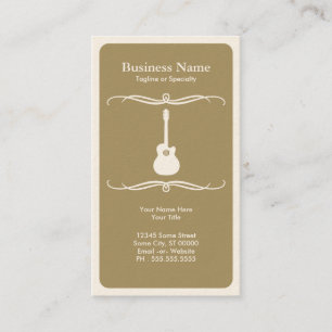 Carte De Visite guitare acoustique mod