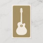 Carte De Visite guitare acoustique mod (Dos)