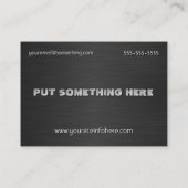 Carte De Visite Guitare acoustique Noir (Dos)