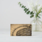 Carte De Visite Guitare acoustique personnalisée Luthier artisan (Debout devant)